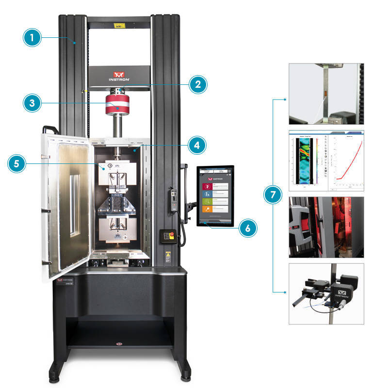 68FM Series Universal Testing System with Environmental Chamber