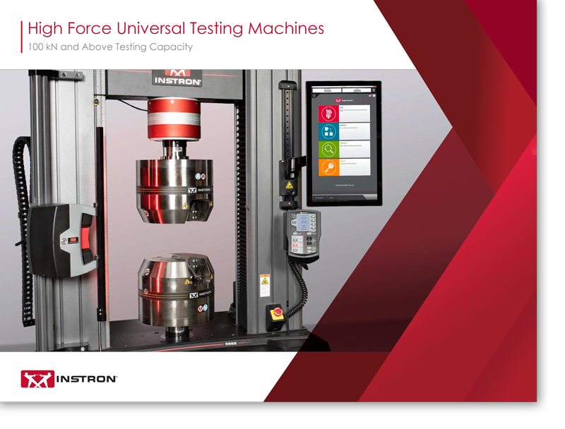 High Force Universal Testing Systems Brochure