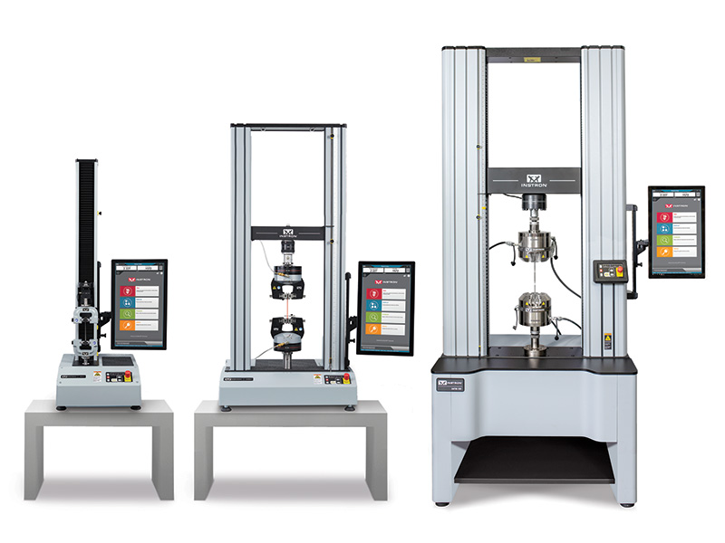 Instron tensile strength testers