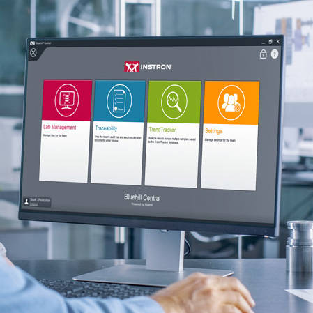 Instron Introduces Bluehill Central Lab Management Software