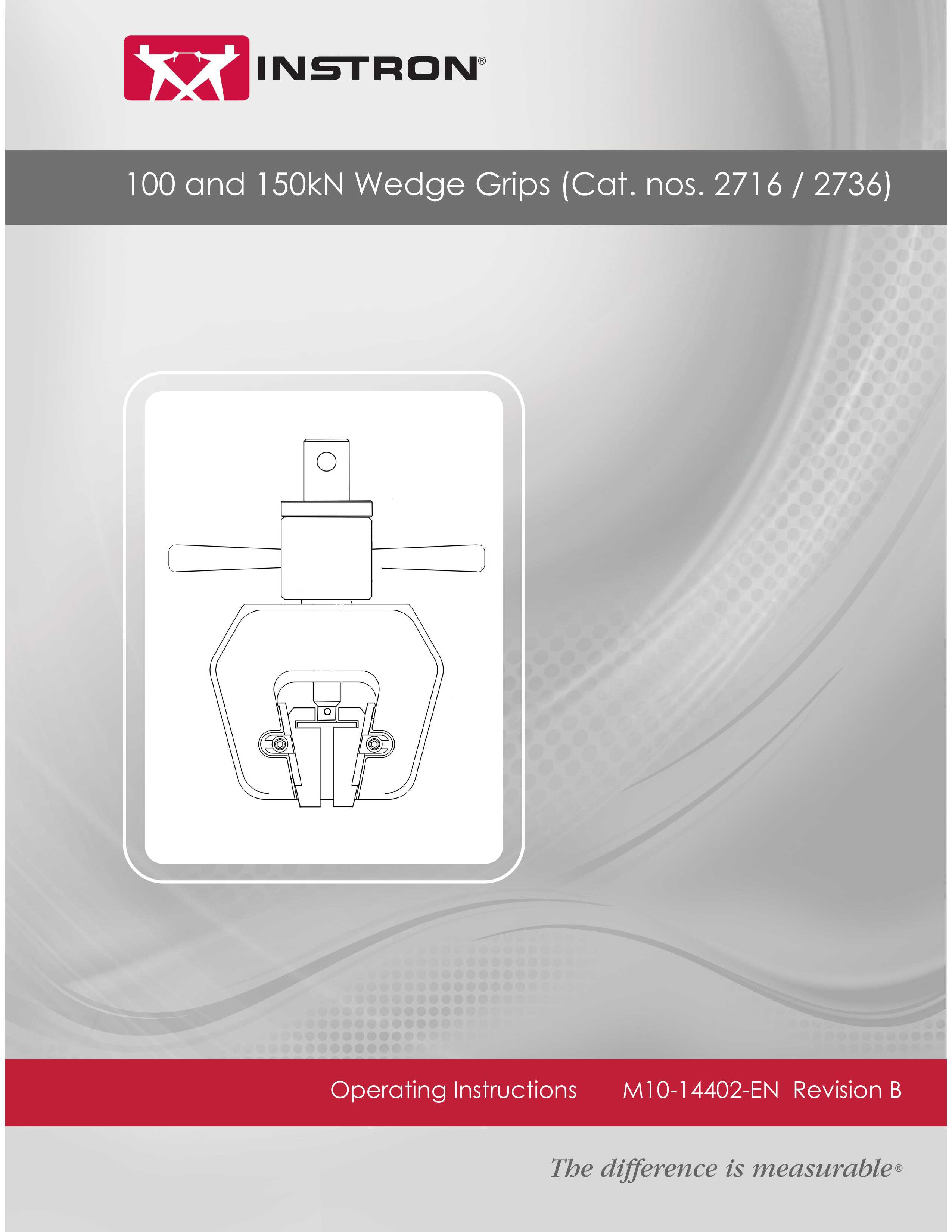 2716-2736 – 100 and 150kN Wedge Grips – Operating Instructions