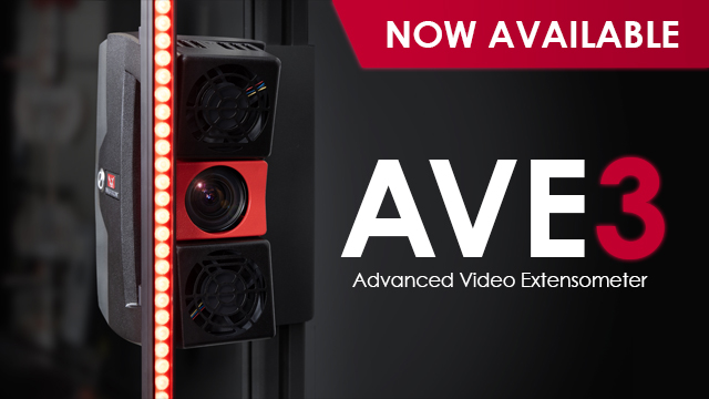 Instron 推出新型 AVE3 高级视频引伸计
