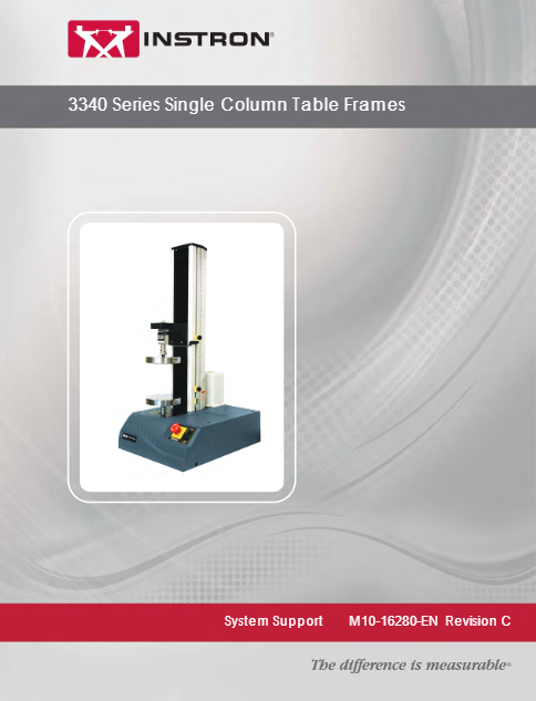 3340 Single Column Table Frames System Support
