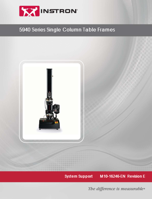 5940 Single Column Table Frames System Support