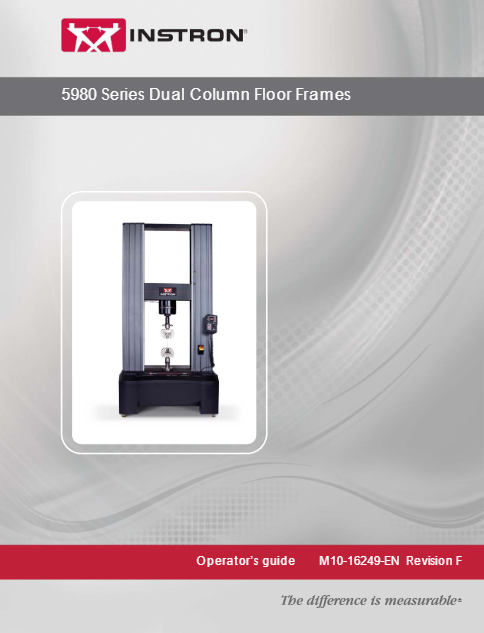 5980 Dual Column Floor Frames Operator Guide