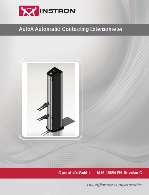 AutoX Automatic Contacting Extensometer – Operator’s Guide