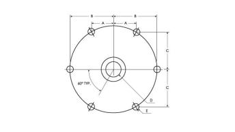 Machine Base Adapter Drawing