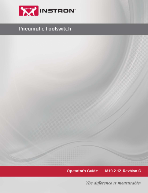 2701-004 Pneumatic Footswitch – Operator’s Guide